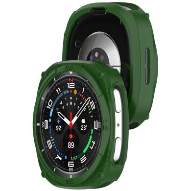 Защитный чехол Deexe Hollow Cover для Samsung Galaxy Watch 8 (44mm) - Green