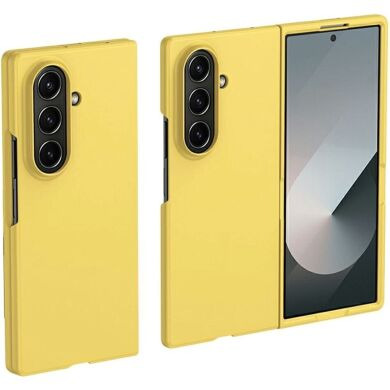 Защитный чехол Deexe Satin Case для Samsung Galaxy Fold 8 Ultra - Yellow