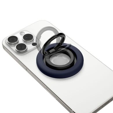 Магнитное кольцо-держатель Spigen (SGP) Nano Pop Ring (MagFit) AMP09028 - Blueberry navy