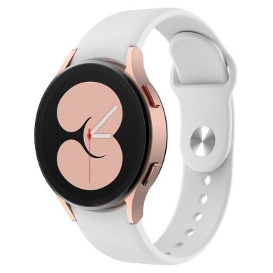 Ремешок Deexe Soft Touch для Samsung Galaxy Watch 5 (40/44mm) / 5 Pro (45mm) - White