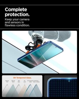 Захисне скло Spigen (SGP) Glas.tR EZ Fit Pro для Samsung Galaxy S25 Edge (S937) AGL09411