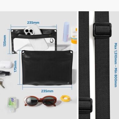 Влагозащитный чехол Spigen A640 Universal Waterproof Bag (AMP09746) - Black