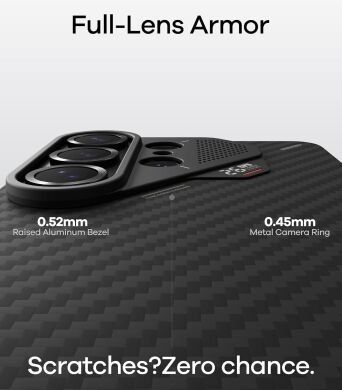 Защитный чехол AULUMU Ultra-Slim Aramid Fiber Case для Samsung Galaxy S26 Ultra (S948) - Black