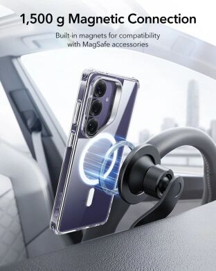 Захисний чохол ESR Classic Hybrid Magnetic Case (Stash Stand) для Samsung Galaxy S26 (S942) - Clear