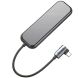USB HUB BASEUS Multi-functional 5 in 1 (CAHUB-BZ0G) - Dark Grey. Фото 3 из 25