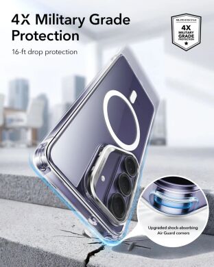 Захисний чохол ESR Classic Hybrid Magnetic Case (Stash Stand) для Samsung Galaxy S26 (S942) - Clear