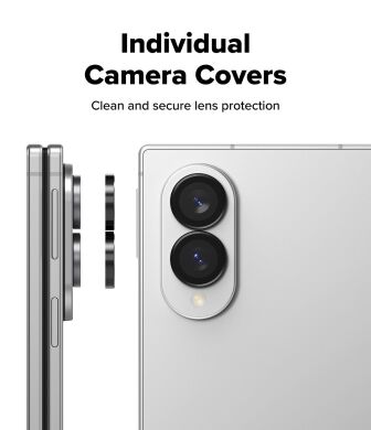 Комплект защитных стекол на камеру Ringke Camera Frame для Samsung Galaxy Fold 8 (8800380460577) - Black