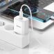 Сетевое зарядное устройство Hoco C76A Pro PD30W + кабель Type-C to Type-C - White. Фото 9 из 9