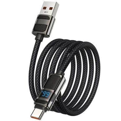 Кабель Hoco U137 USB to Type-C (66W, 5A, 1.2m) - Black
