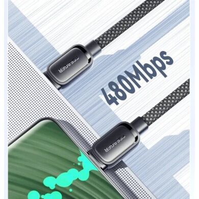 Кабель ESSAGER Jelly Bean USB to Type-C (7A, 100W, 1m) EXCT-TD01-P - Black