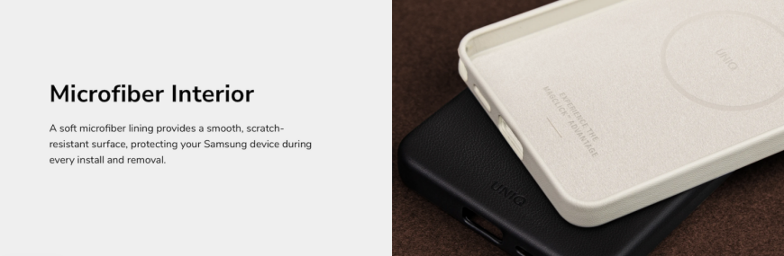 Захисний чохол UNIQ Lyden для Samsung Galaxy S26 (S942) UNIQ-GS26HYB-LYDMDBLK - Black