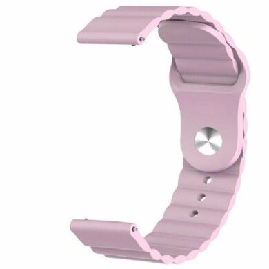 Ремінець Deexe Silicone Strap для годинників з шириною кріплення 22мм - Pink