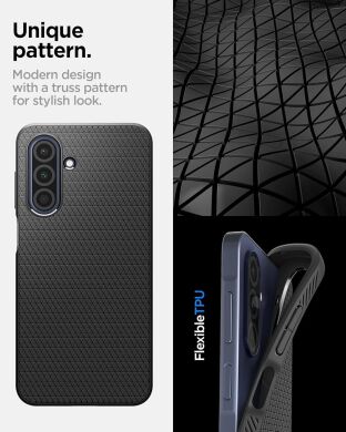 Захисний чохол Spigen (SGP) Liquid Air для Samsung Galaxy A26 (A266) ACS09290 - Matte Black