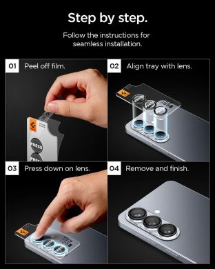 Комплект захисних стекол Spigen Optik Pro Lens Protector для Samsung Galaxy S26 (S942) AGL11099 - Black