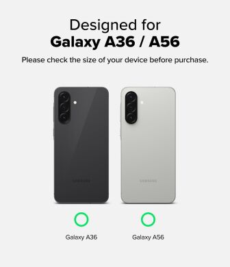 Захисний чохол Ringke Fusion для Samsung Galaxy A36 (A366) / A56 (A566) 8800293852094 - Matte Clear