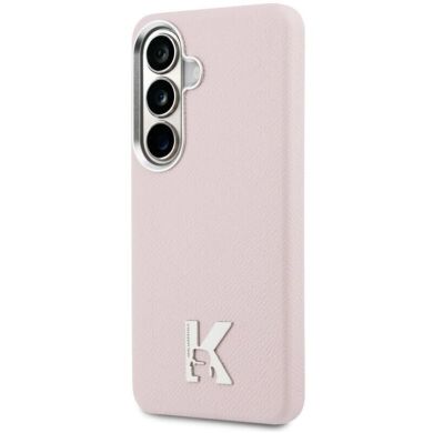Защитный чехол Karl Lagerfeld K Metal Logo MagSafe для Samsung Galaxy S26 (S942) KLHMS26S5PGFKHGP - Pink