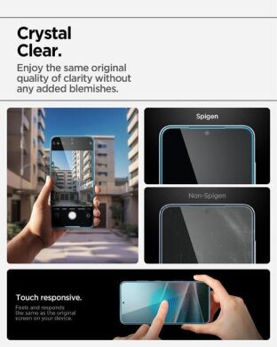 Захисне скло Spigen (SGP) Glas.tR EZ Fit Pro для Samsung Galaxy S25 Edge (S937) AGL09411