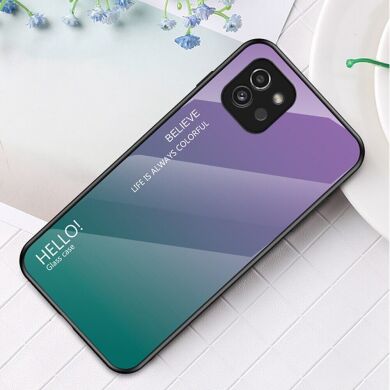 Захисний чохол Deexe Gradient Color для Samsung Galaxy A03 (A035) - Purple