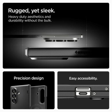 Защитный чехол Spigen (SGP) Slim Armor Pro (MagFit) для Samsung Galaxy Fold 7 (ACS09551) - Black