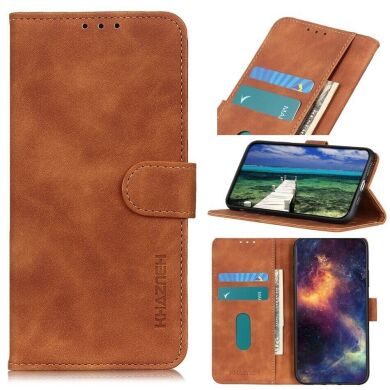 Чохол-книжка KHAZNEH Retro Wallet для Samsung Galaxy A22 5G (A226) - Brown