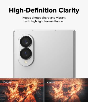 Комплект защитных стекол на камеру Ringke Camera Frame для Samsung Galaxy Fold 8 (8800380460577) - Black