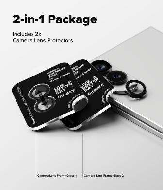 Комплект защитных стекол на камеру Ringke Camera Frame для Samsung Galaxy Fold 8 (8800380460577) - Black