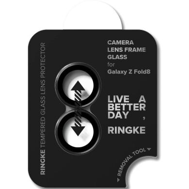 Комплект защитных стекол на камеру Ringke Camera Frame для Samsung Galaxy Fold 8 (8800380460577) - Black