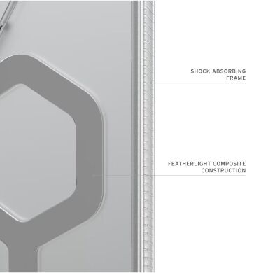 Защитный чехол URBAN ARMOR GEAR Plyo MagSafe для Samsung Galaxy S26 Ultra (S948) - Ice / Silver