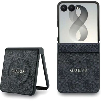 Защитный чехол Guess 4G Classic MagSafe для Samsung Galaxy Flip 8 (GUHMZF8P4MSEGCK) - Black