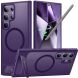 Защитный чехол TORRAS Pstand MagSafe для Samsung Galaxy S24 Ultra (S928) - Dark Purple. Фото 1 из 5