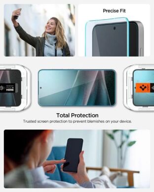 Захисне скло Spigen (SGP) Glas.tR EZ Fit Pro для Samsung Galaxy S25 Edge (S937) AGL09411