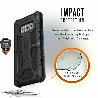 Чохол URBAN ARMOR GEAR (UAG) Monarch для Samsung Galaxy S10e (G970) - Carbon Fiber