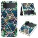 Защитный чехол Deexe Marble Pattern (FF) для Samsung Galaxy Flip 4 - Blue / Green. Фото 1 из 6