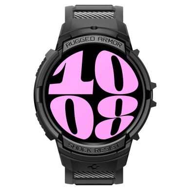 Защитный чехол Spigen (SGP) Rugged Armor Pro (FW) для Samsung Galaxy Watch 6 (40mm) - Black