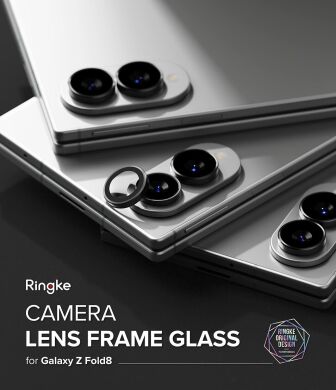 Комплект защитных стекол на камеру Ringke Camera Frame для Samsung Galaxy Fold 8 (8800380460577) - Black