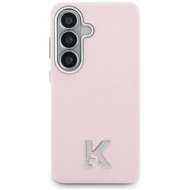 Защитный чехол Karl Lagerfeld K Metal Logo MagSafe для Samsung Galaxy S26 (S942) KLHMS26S5PGFKHGP - Pink