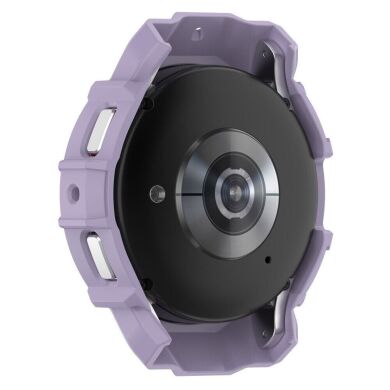 Защитный чехол Deexe Armour Frame для Samsung Galaxy Watch 4 / 5 (40mm) - Purple