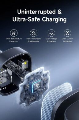 Автомобільний зарядний пристрій Baseus PrimeTrip VR2 Max PD100W+QC3.0 (Type-C + USB) + кабель 2Type-C (C02066) - Cosmic Black