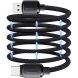 Кабель ESSAGER Jelly Bean USB to Type-C (7A, 100W, 1m) EXCT-TD01-P - Black. Фото 6 из 10