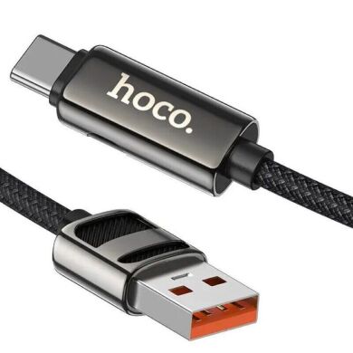 Кабель Hoco U137 USB to Type-C (66W, 5A, 1.2m) - Black