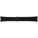Оригінальний ремінець D-Buckle Hybrid Eco-Leather Band (M/L) для Samsung Galaxy Watch 4 / 4 Classic / 5 / 5 Pro / 6 / 6 Classic (ET-SHR94LBEGEU) - Black