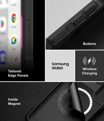 Защитный чехол Ringke Onyx Alfa Magnetic для Samsung Galaxy S26 Ultra (S948) 8800328816145 - Black