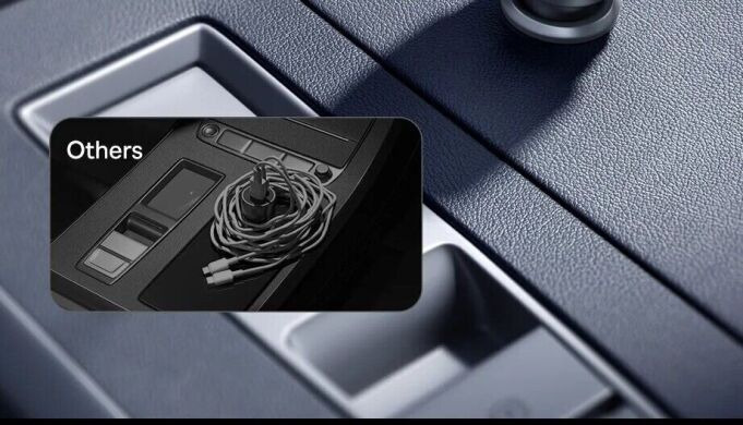 Автомобільний зарядний пристрій Baseus PrimeTrip VR2 Max PD100W+QC3.0 (Type-C + USB) + кабель 2Type-C (C02066) - Cosmic Black