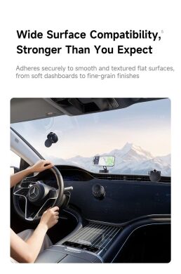 Автомобільний тримач Baseus PrimeTrip VC3 Flex Suction Type Car Mount (C0013R00) - Black