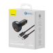 Автомобільний зарядний пристрій Baseus Qualcomm Quick Charge 5 Technology 160W + кабель Type-C to Type-C (TZCCZM-0G) - Gray