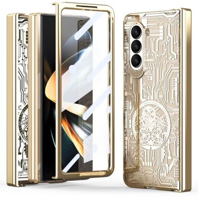 Захисний чохол UniCase Mechanical Legend для Samsung Galaxy Fold 5 - Champagne Gold