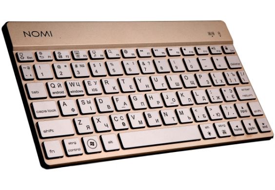 Беспроводная клавиатура Nomi KBB-302 - Gold