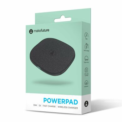 Беспроводное зарядное устройство MakeFuture PowerPad 10W - Black