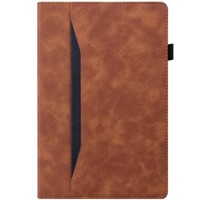 Чехол Deexe Business Style для Samsung Galaxy Tab A9 Plus / Tab A11 Plus (X230/236/X210/216) - Brown