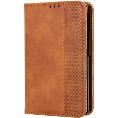Чехол Deexe Retro Style (FF) для Samsung Galaxy Fold 8 - Brown